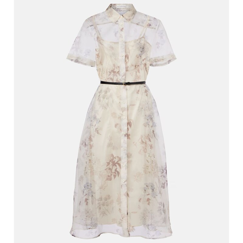 Altuzarra Kiera floral silk midi dress