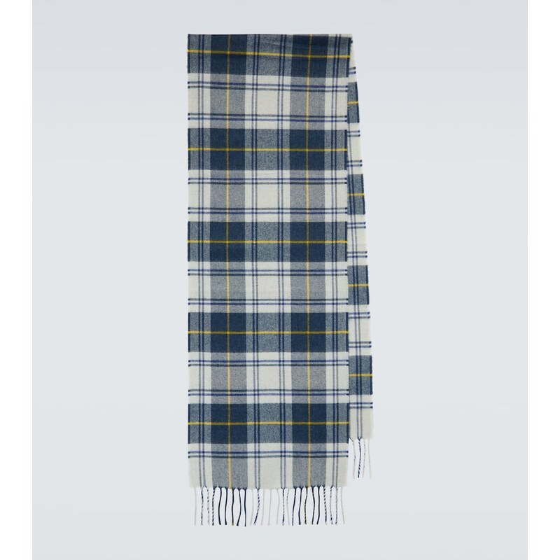 Dunhill Tartan cashmere scarf