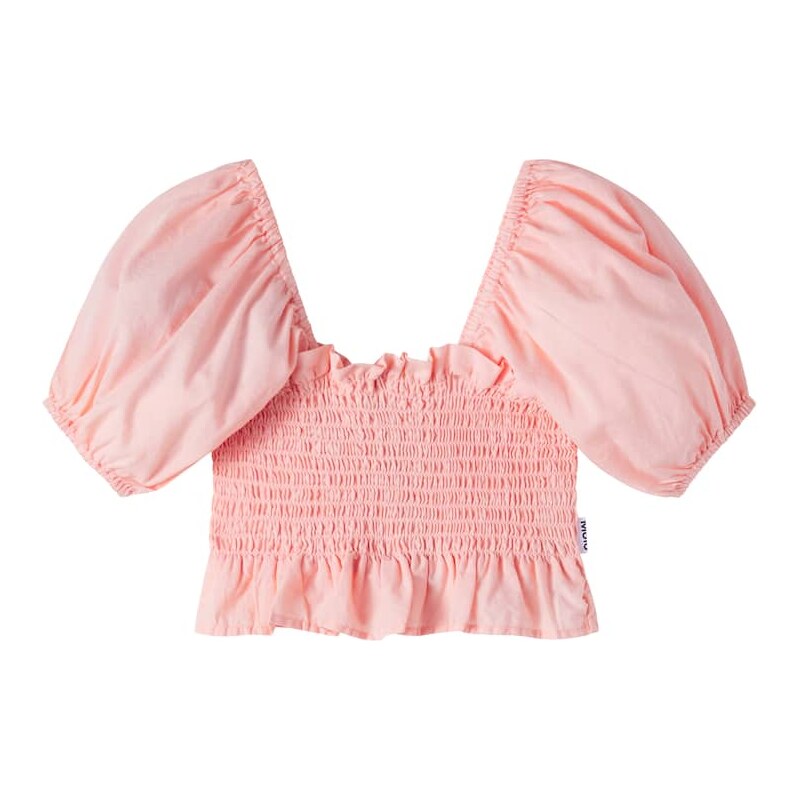 Molo Rosine ruched cotton top