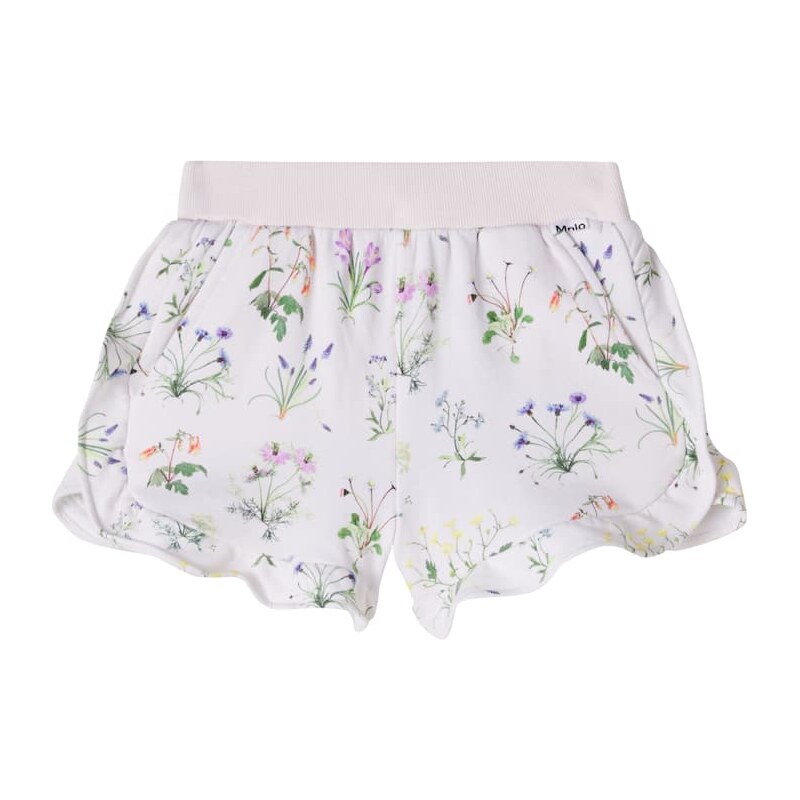 Molo Acacia floral cotton-blend shorts