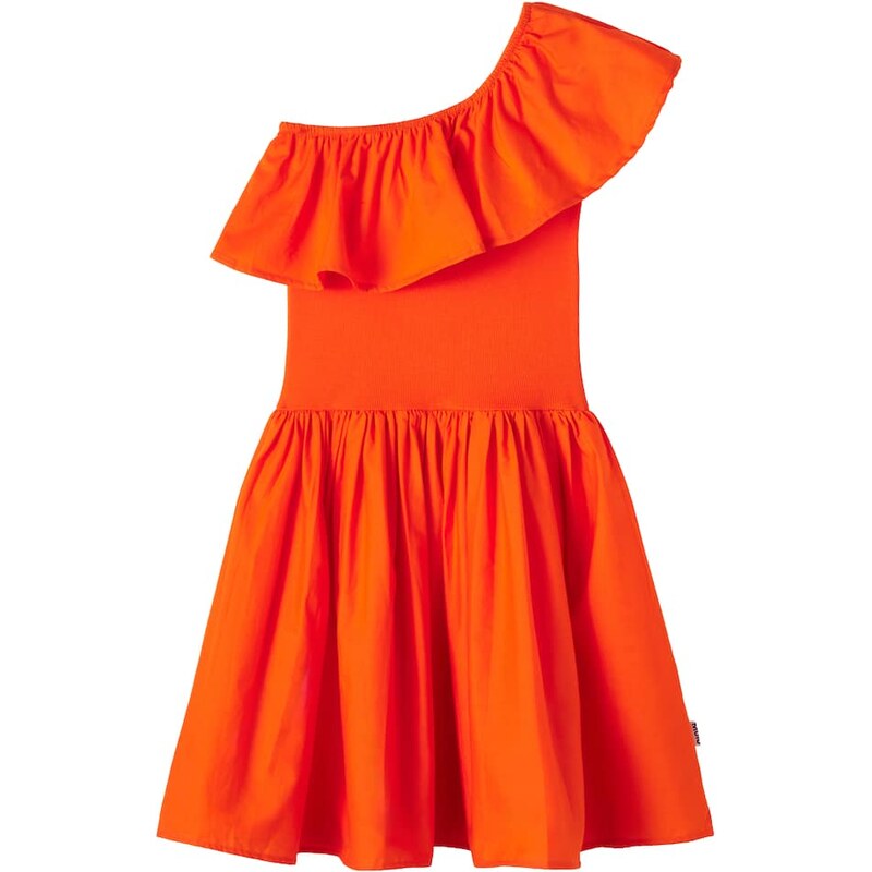 Molo Chloey one-shoulder cotton-blend dress
