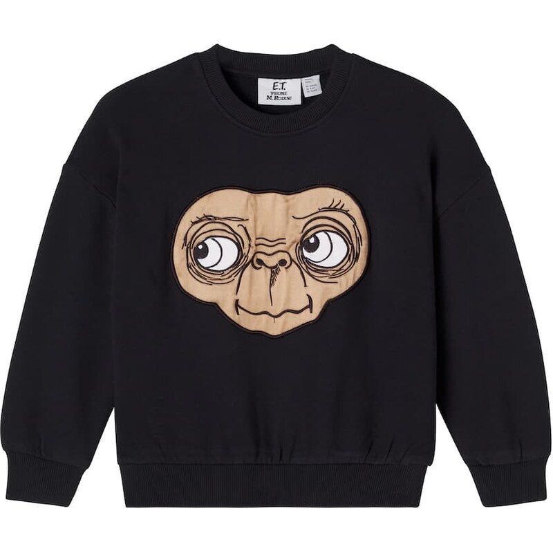 Mini Rodini E.T. patch-appliquÃ cotton sweatshirt