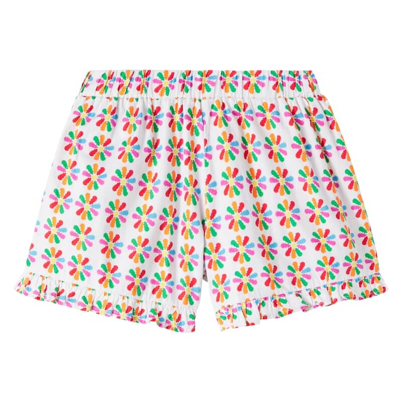 Fábula Catavento printed cotton shorts