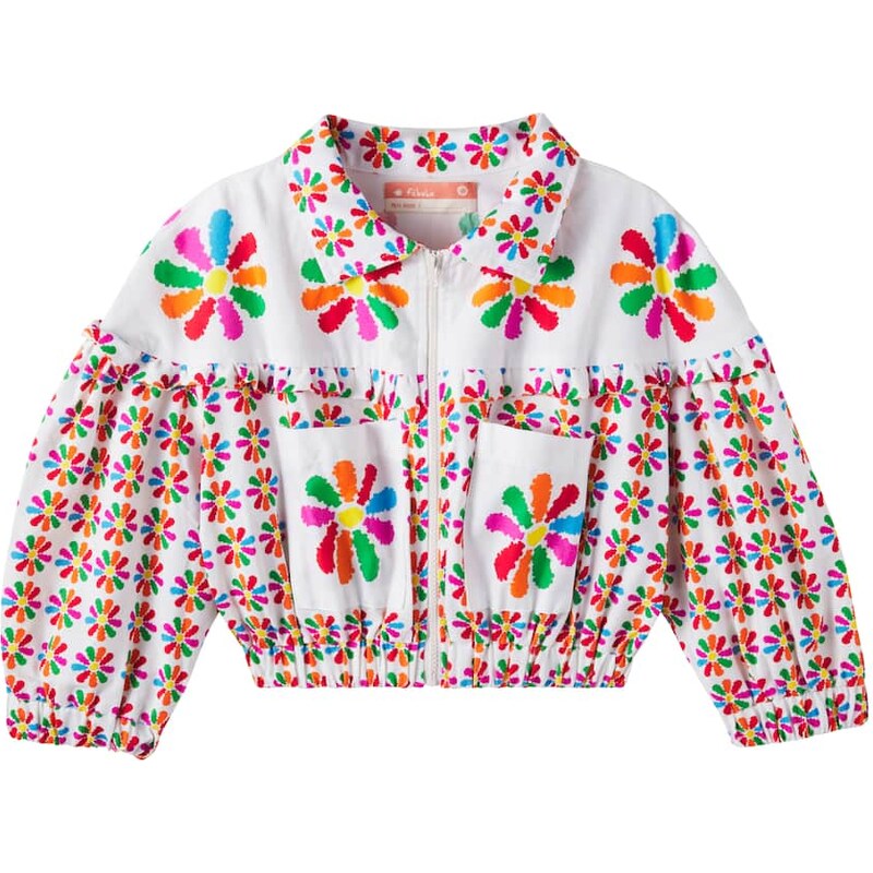 Fábula Floral cotton jacket
