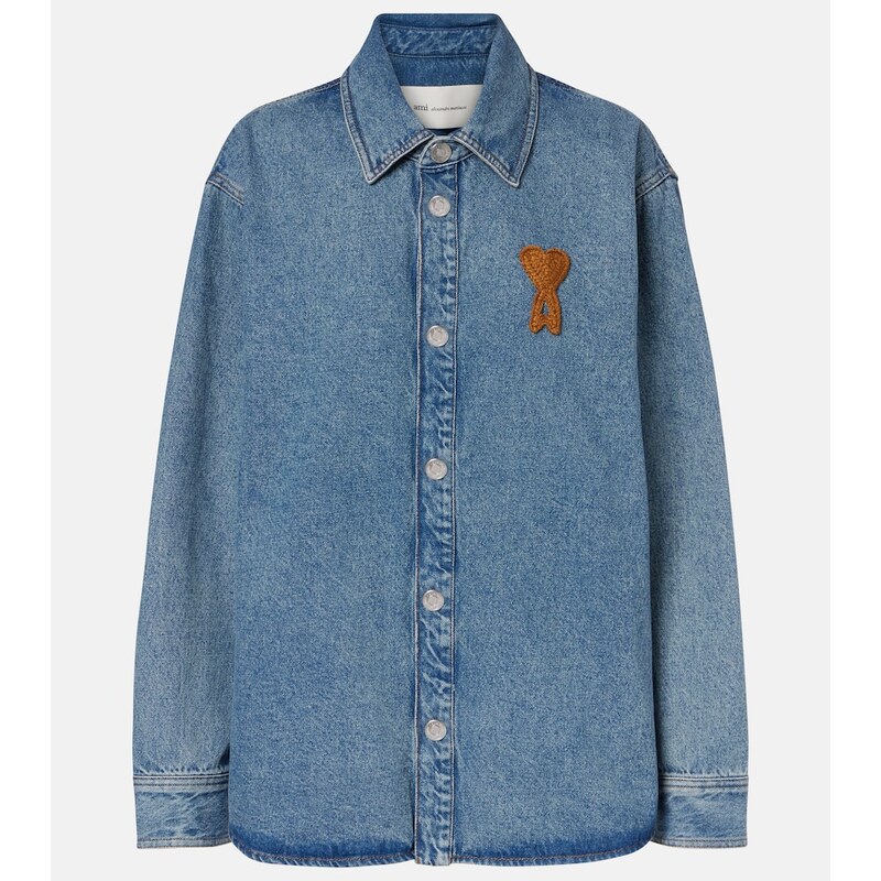 Ami Paris Ami de CÅur denim shirt