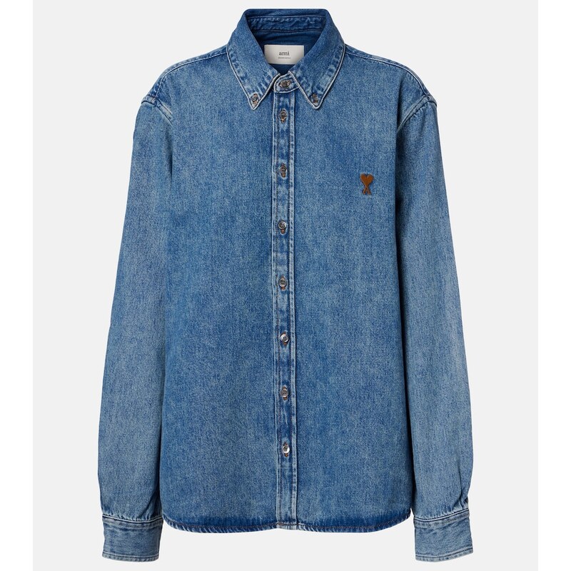 Ami Paris Ami de CÅur denim shirt