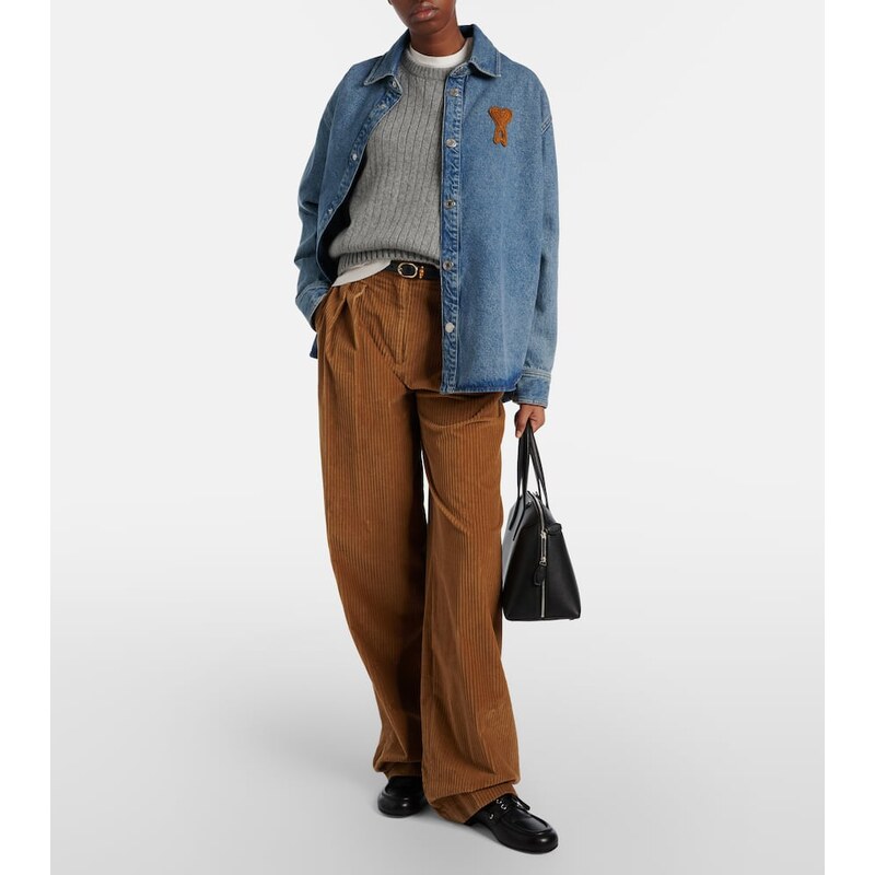 Ami Paris Ami de CÅur denim shirt