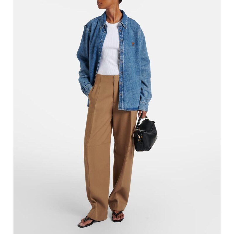 Ami Paris Ami de CÅur denim shirt