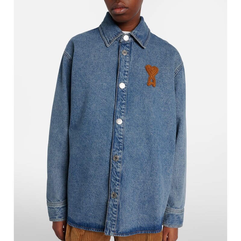 Ami Paris Ami de CÅur denim shirt