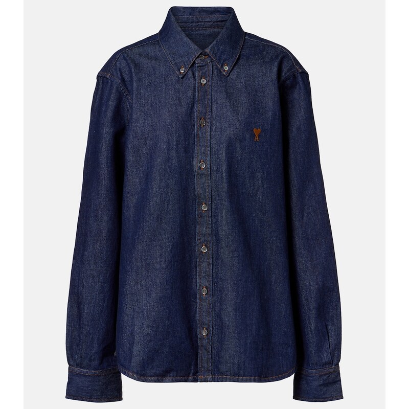 Ami Paris Ami De CÅur denim shirt