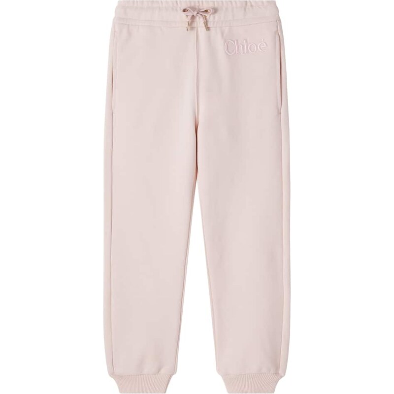 Chloe Kids ChloÃ Kids Logo cotton sweatpants