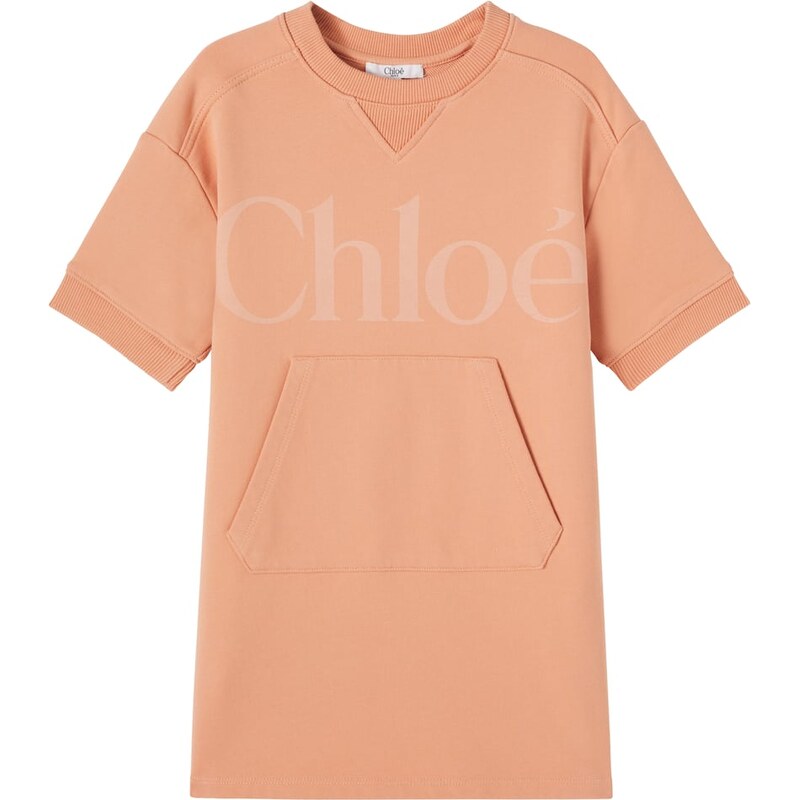 Chloe Kids ChloÃ Kids Logo cotton sweatshirt dress