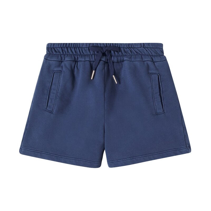 Chloe Kids ChloÃ Kids Logo cotton fleece shorts