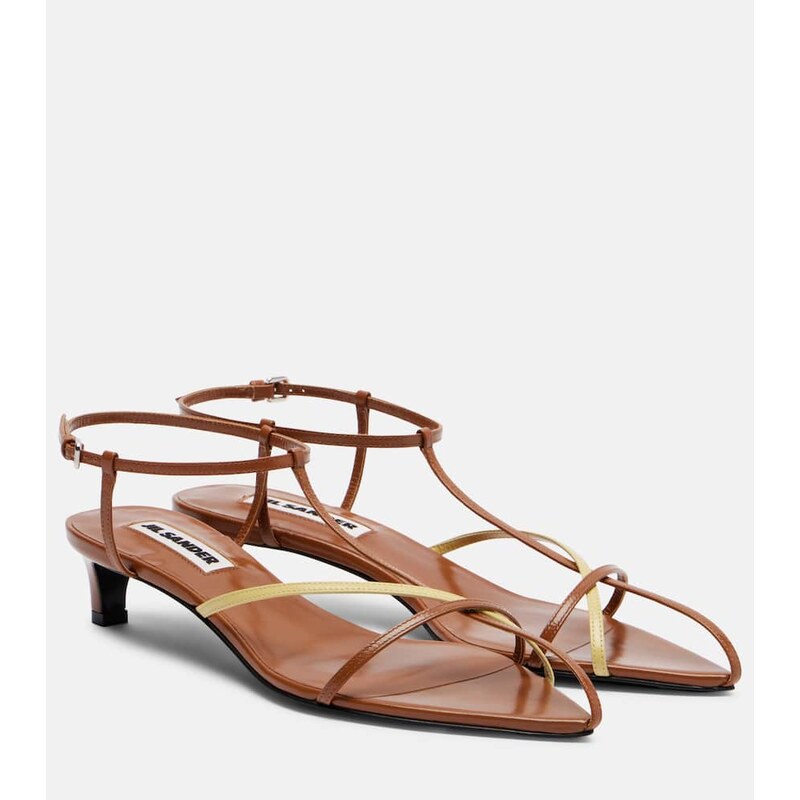Jil Sander 35 leather sandals