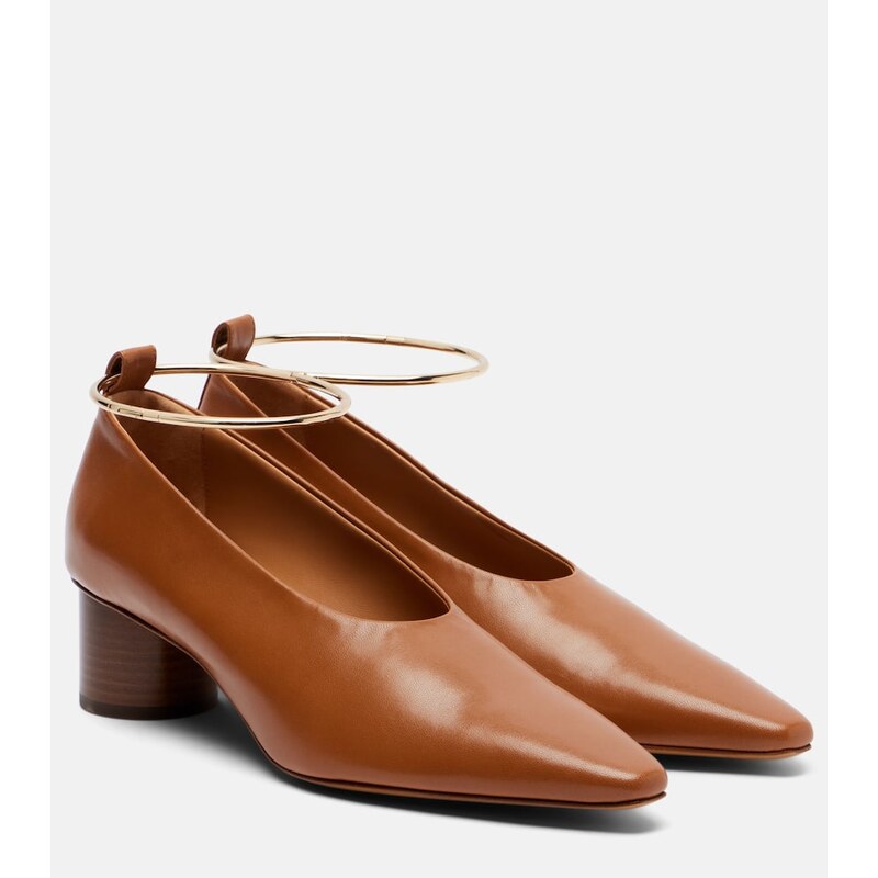 Jil Sander Ring leather pumps
