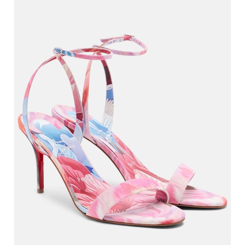 Christian Louboutin Miss Z 80 floral sandals
