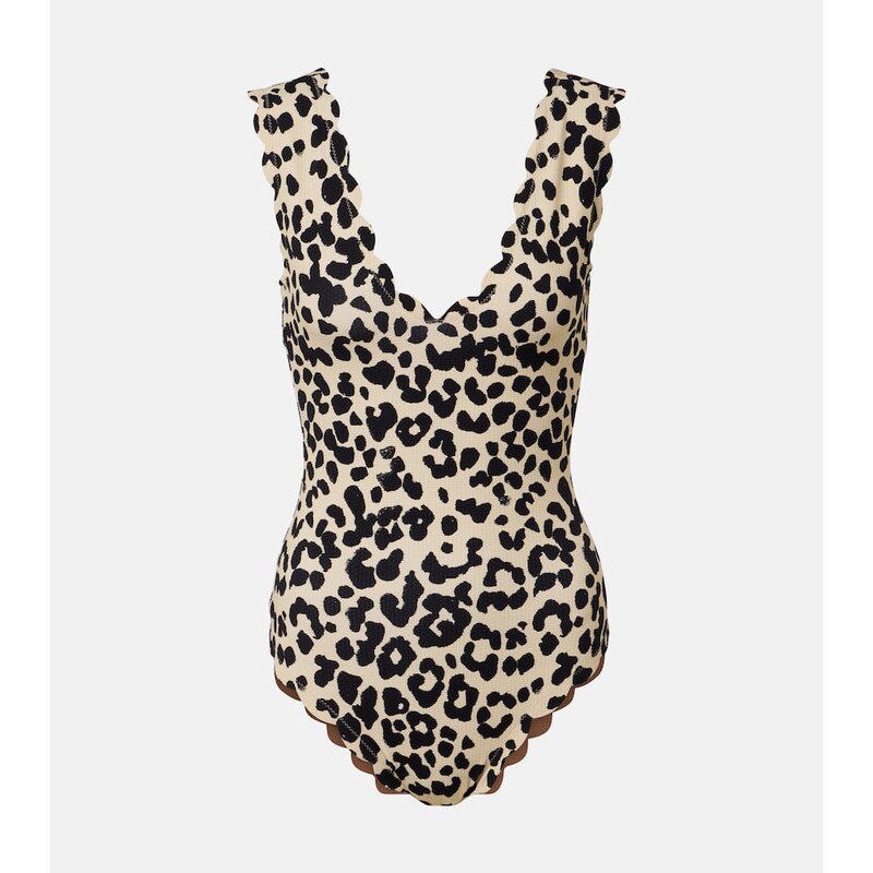 Marysia Charleston leopard-print swimsuit