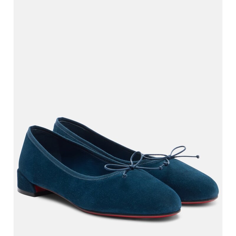Christian Louboutin Sweetie Jane suede ballet flats