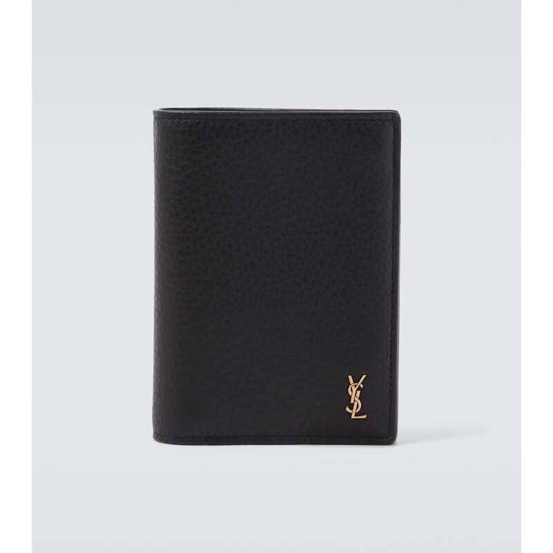 Saint Laurent Tiny Cassandre leather bi-fold wallet