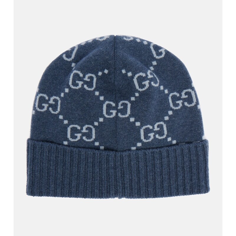 Gucci GG jacquard cashmere beanie