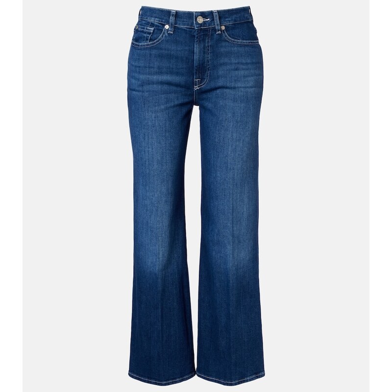 7 For All Mankind Lotta Ankle wide-leg jeans