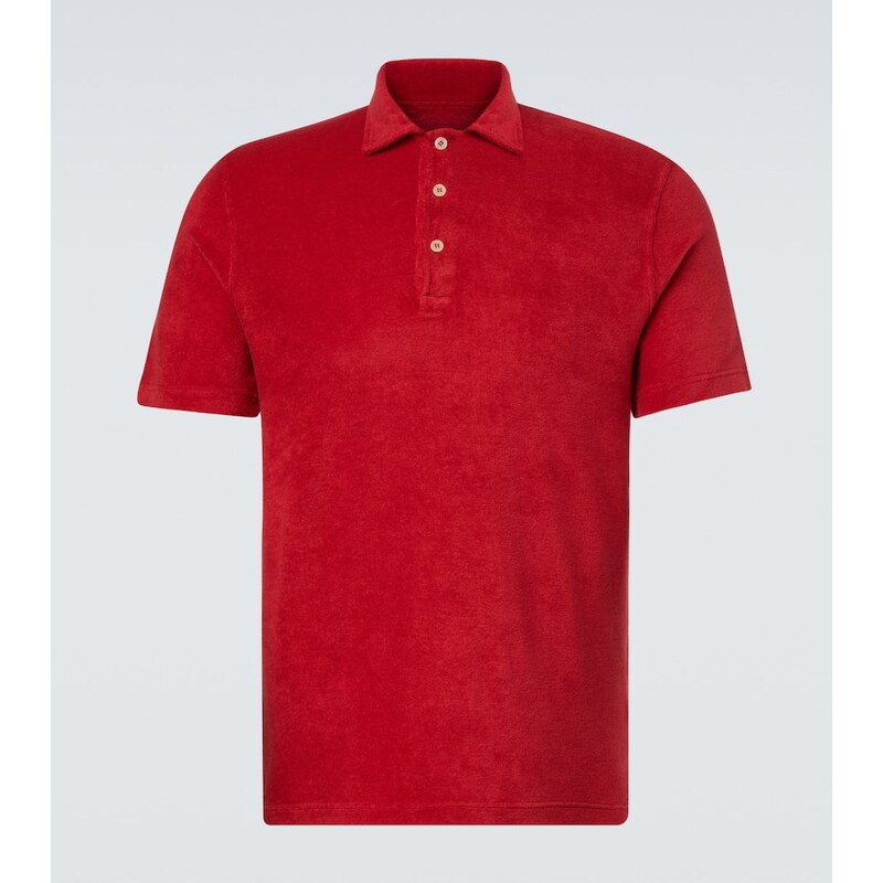 Fedeli Mondial cotton terry polo shirt