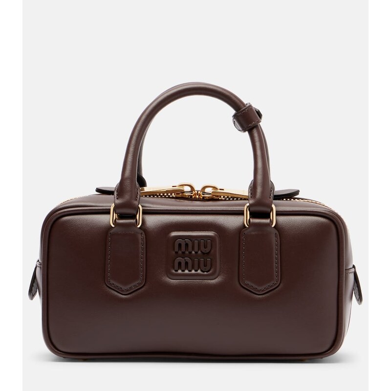 Miu Miu Arcadie leather tote bag