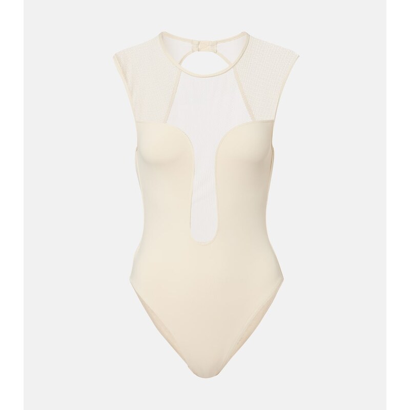 Eres Unique mesh-trimmed swimsuit