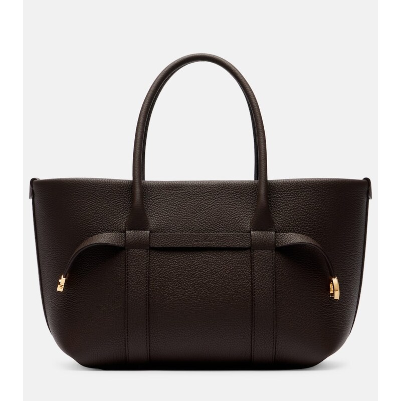 Loro Piana Ghiera Small leather shopper