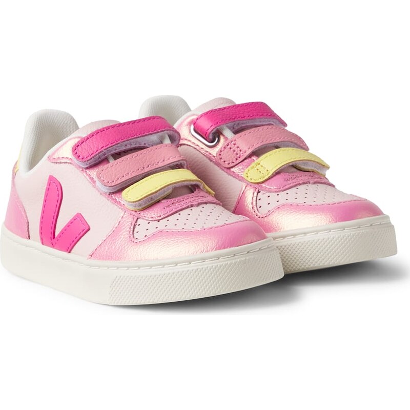 Veja Kids V-10 leather sneakers