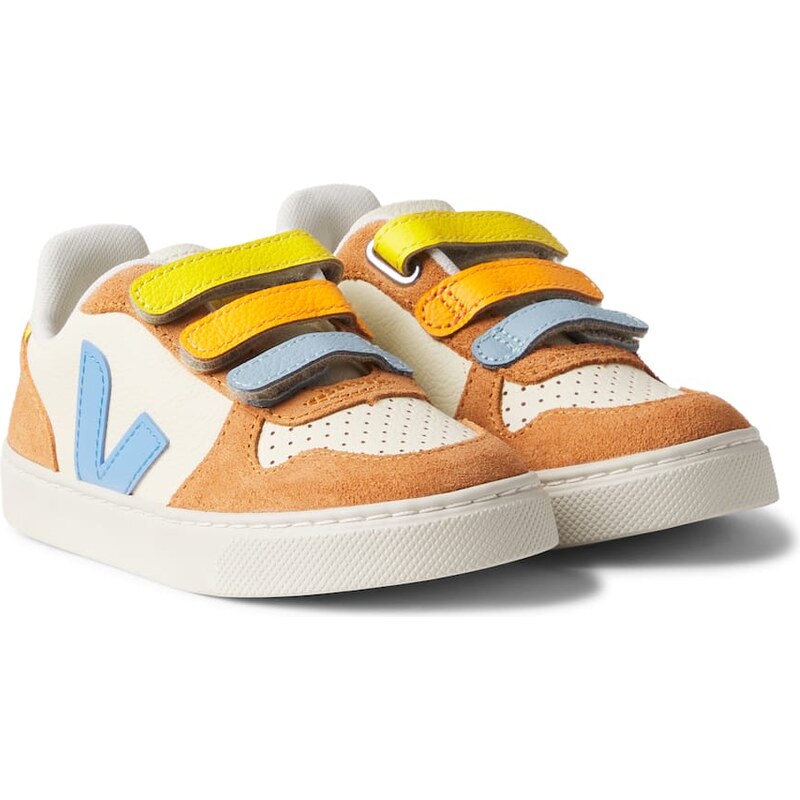 Veja Kids V-10 leather sneakers