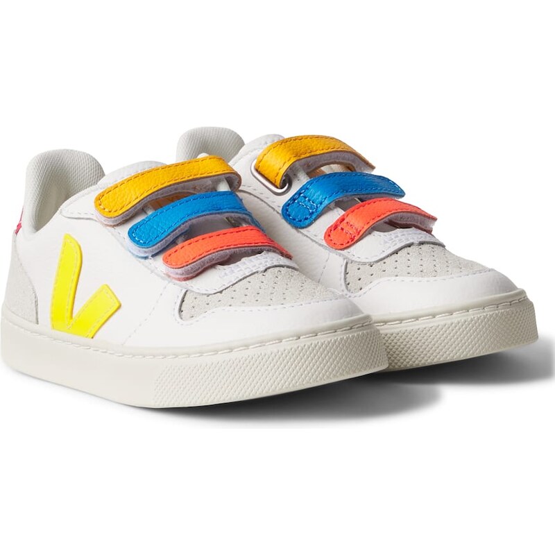 Veja Kids V-10 leather sneakers