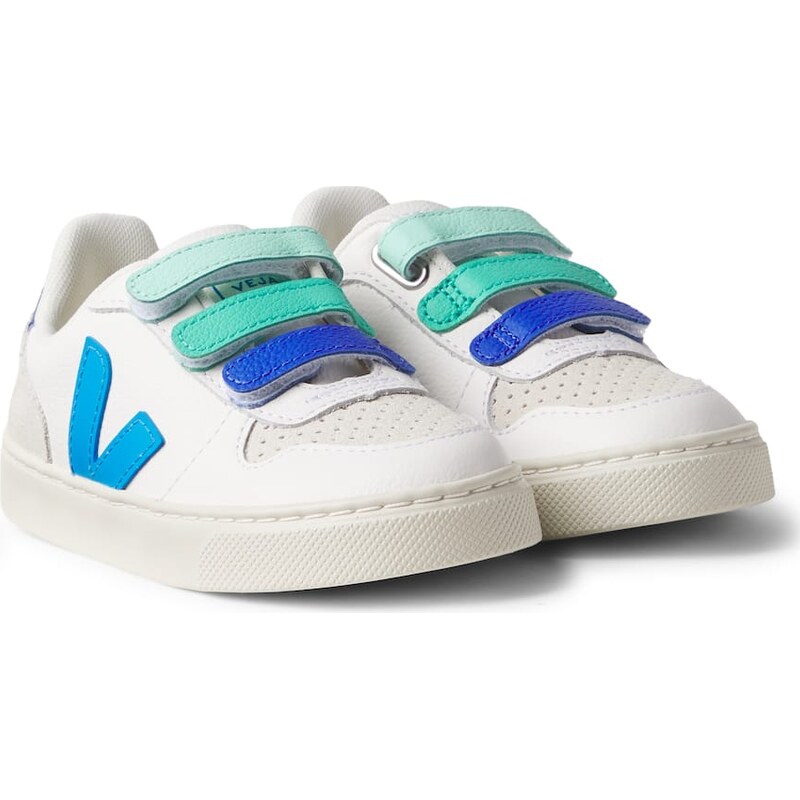Veja Kids V-10 leather sneakers