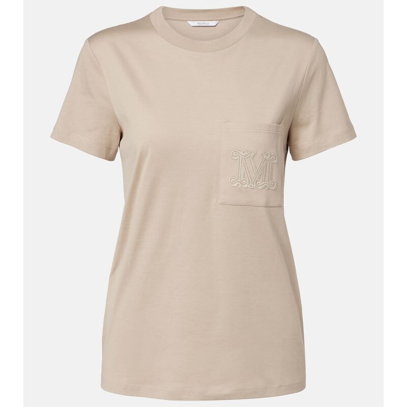 Max Mara Embroidered cotton top