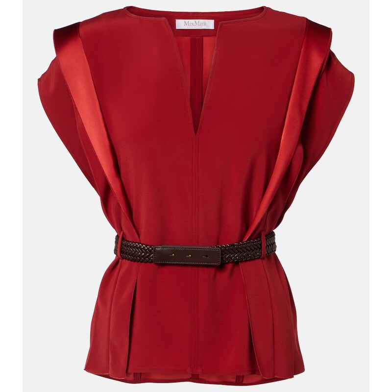 Max Mara Belted top