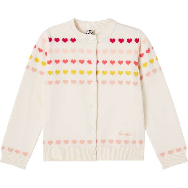 Bonton Laligne jacquard cotton cardigan