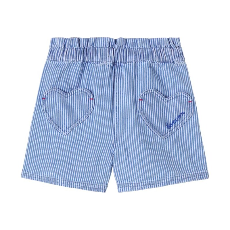 Bonton Melanie striped cotton Bermuda shorts