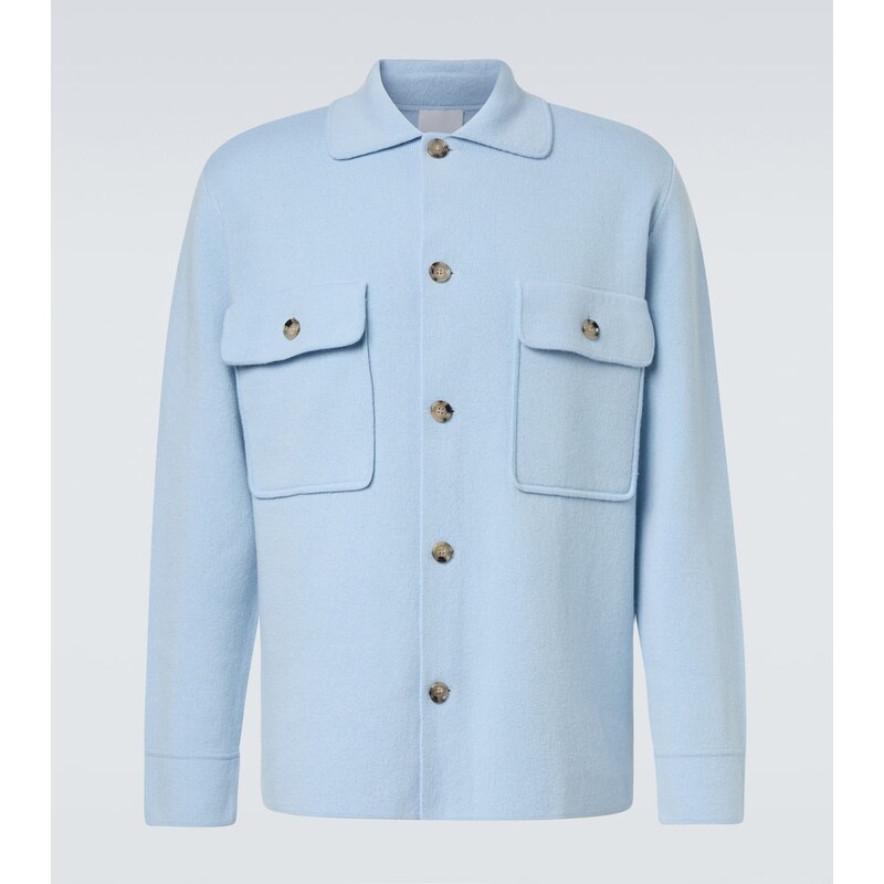 Allude Wool and cashmere overshirt