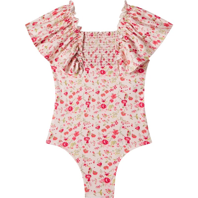 Bonton Nada floral ruffled swimsuit