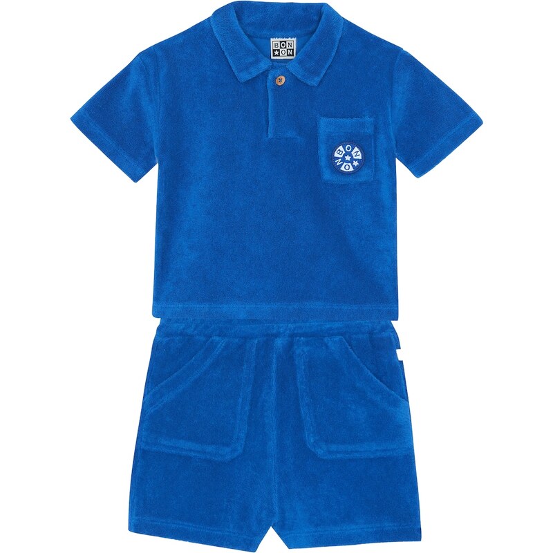 Bonton Baby Nivio polo shirt and Nono shorts set