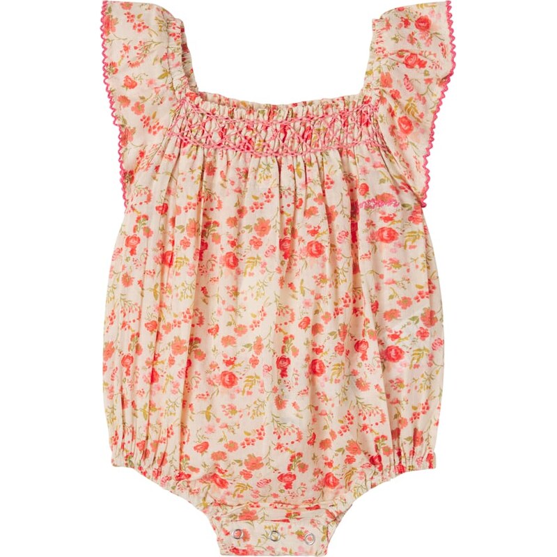 Bonton Baby floral cotton bodysuit