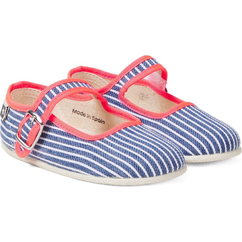 Bonton Striped ballet flats