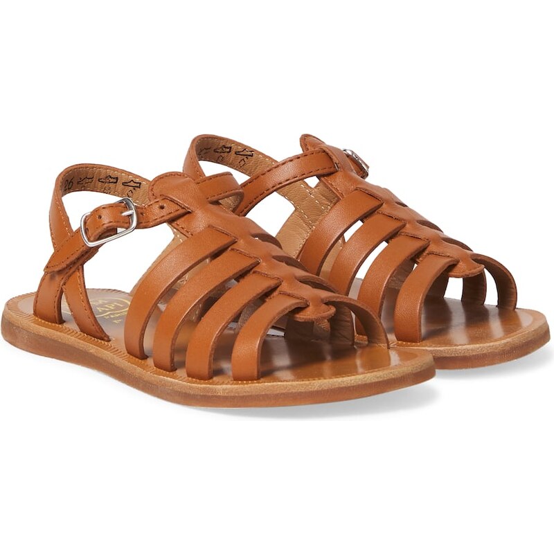 Pom dApi Plagette Strap leather sandals