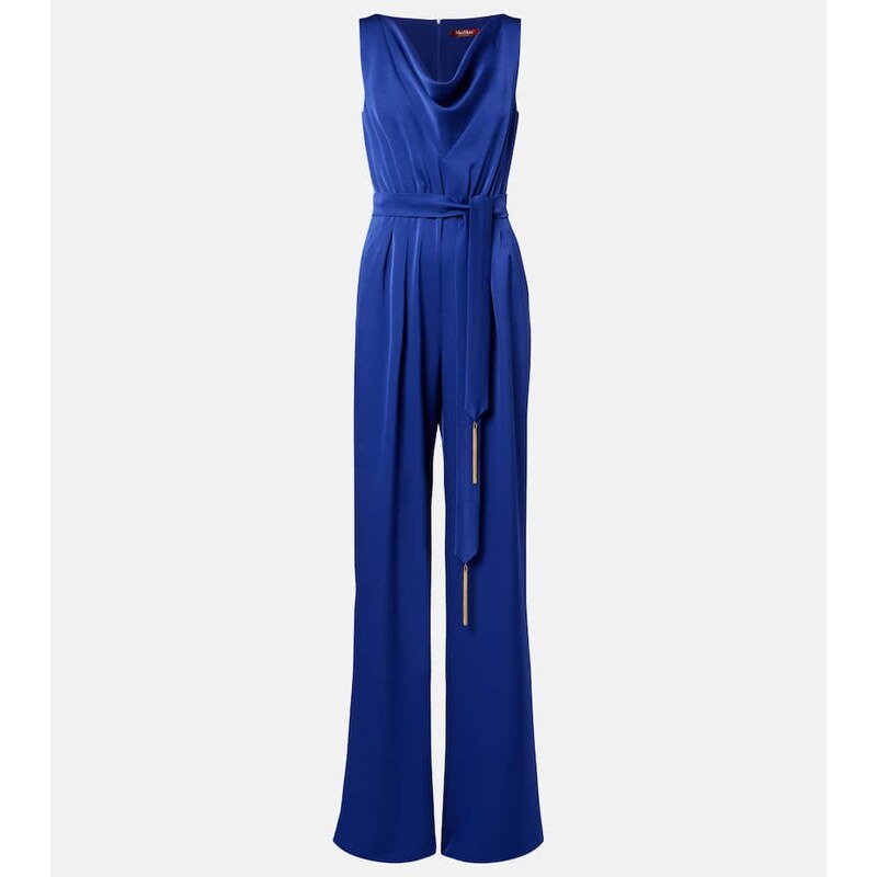 Dámský jumpsuit Max Mara Donata v barvě Blu Cobalto