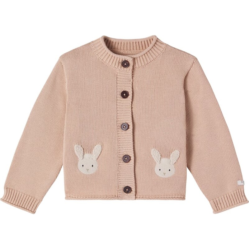 Donsje Baby Danta embroidered cotton cardigan