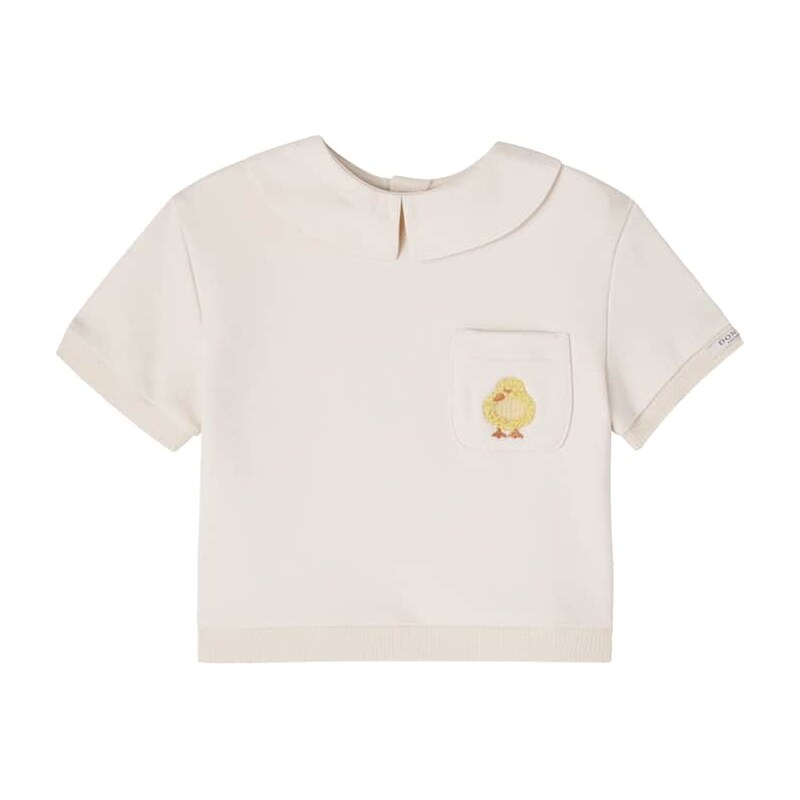Donsje Baby Dientje embroidered cotton sweater