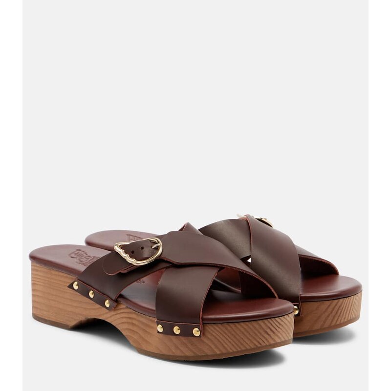 Ancient Greek Sandals Marilisa leather platform sandals