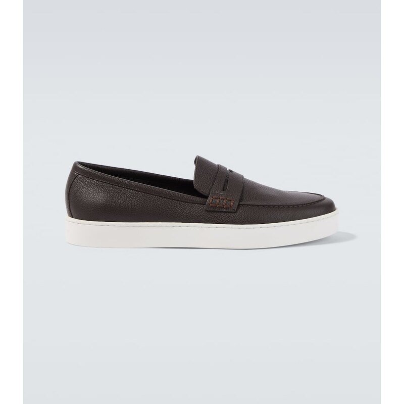 Manolo Blahnik Ellis leather loafers