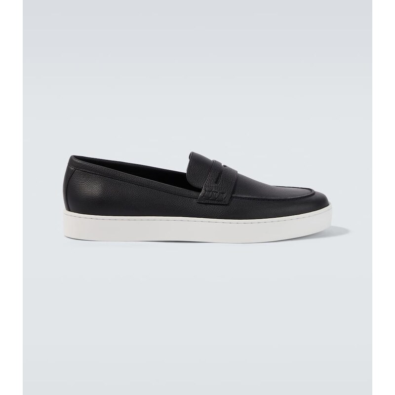 Manolo Blahnik Ellis leather loafers