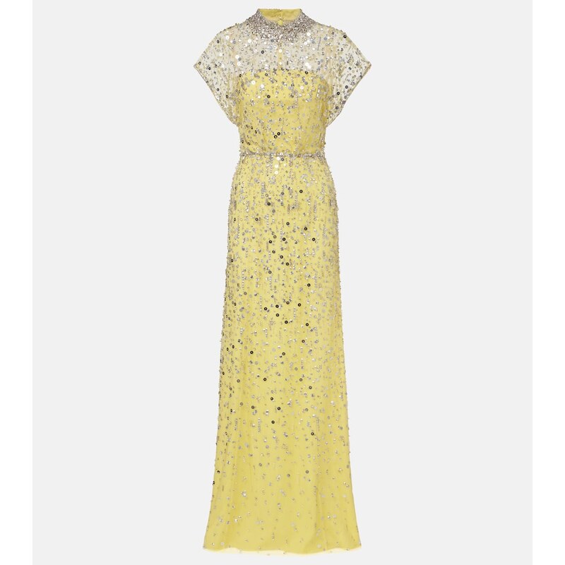 Jenny Packham Crystal Drop beaded gown